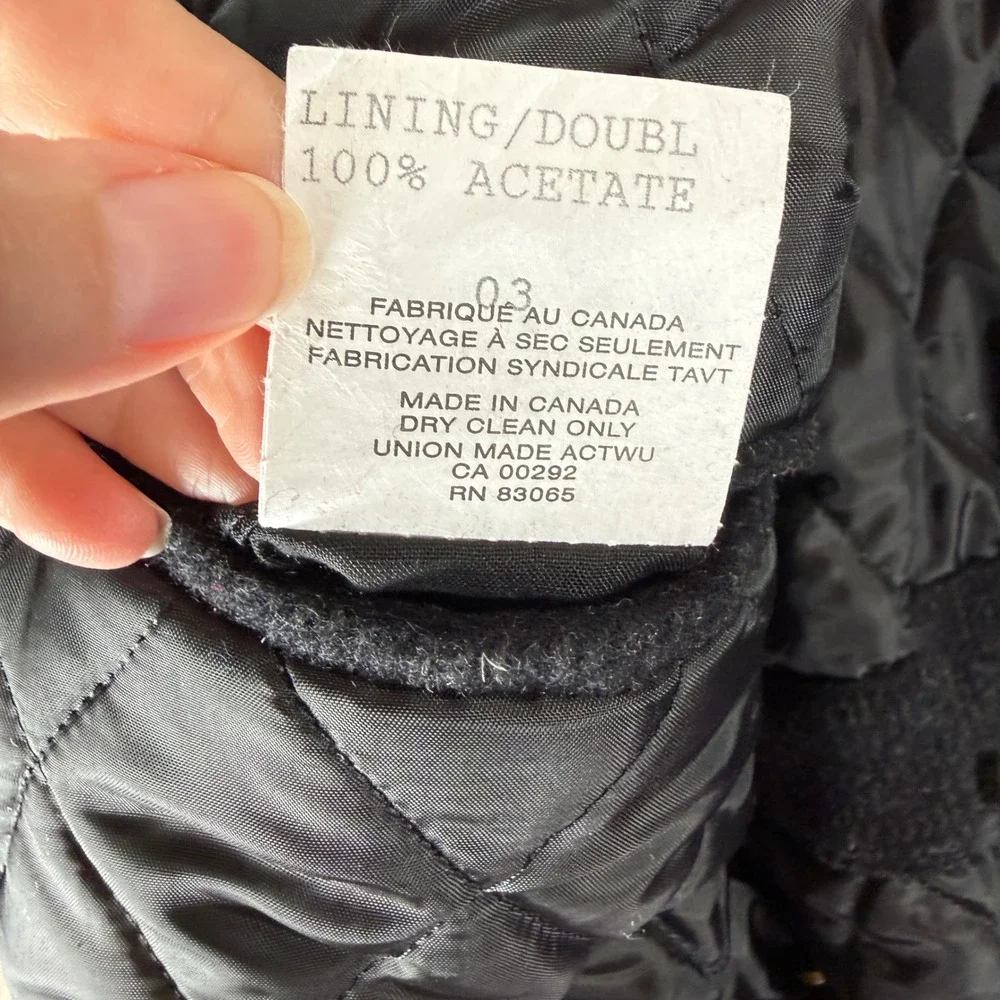 Mark Shale Wool Blend Carter Jacket Mens 42R Charcoal Zip Coat Winter Minimalist